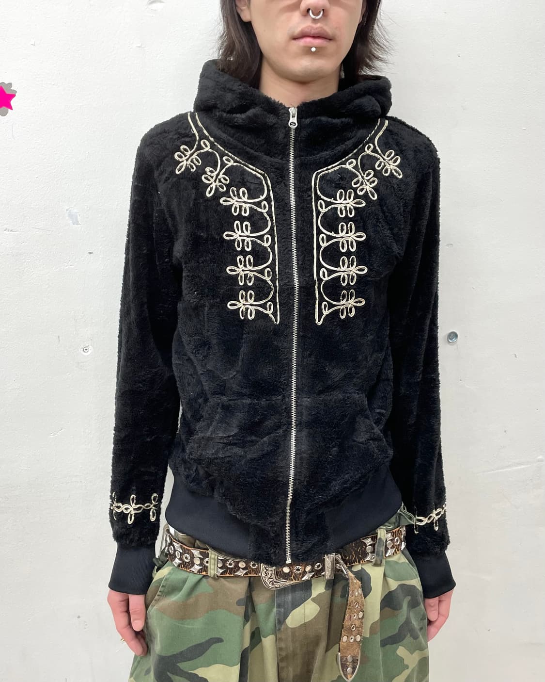 Napoloreon Detail Fur Hooded Zip-Up 상품이미지3