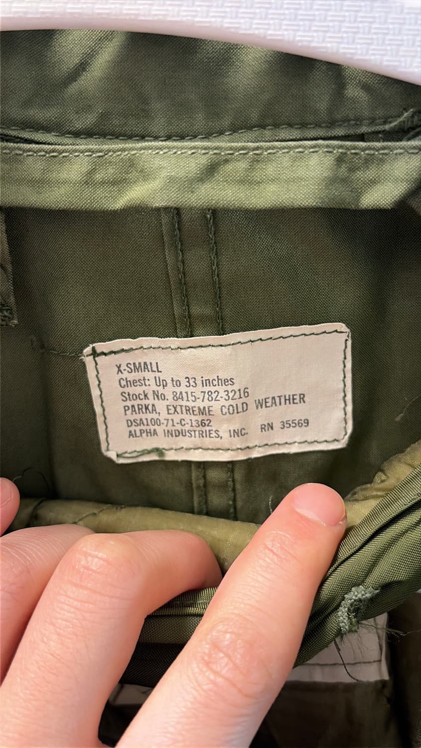 70s M-65 미군 개파카 상품이미지5