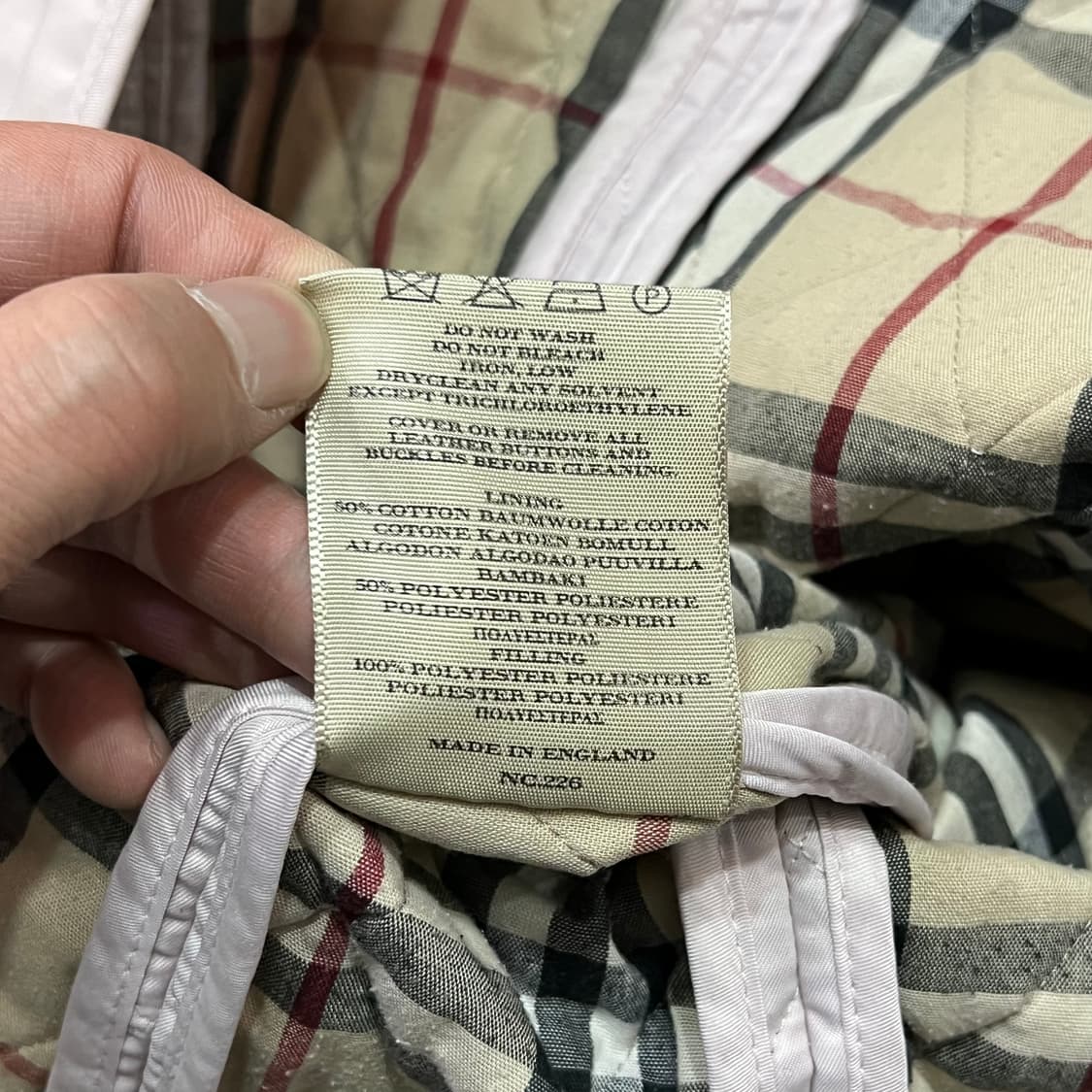  버버리 퀼팅 자켓 +명품감정서 y15713 상품이미지8