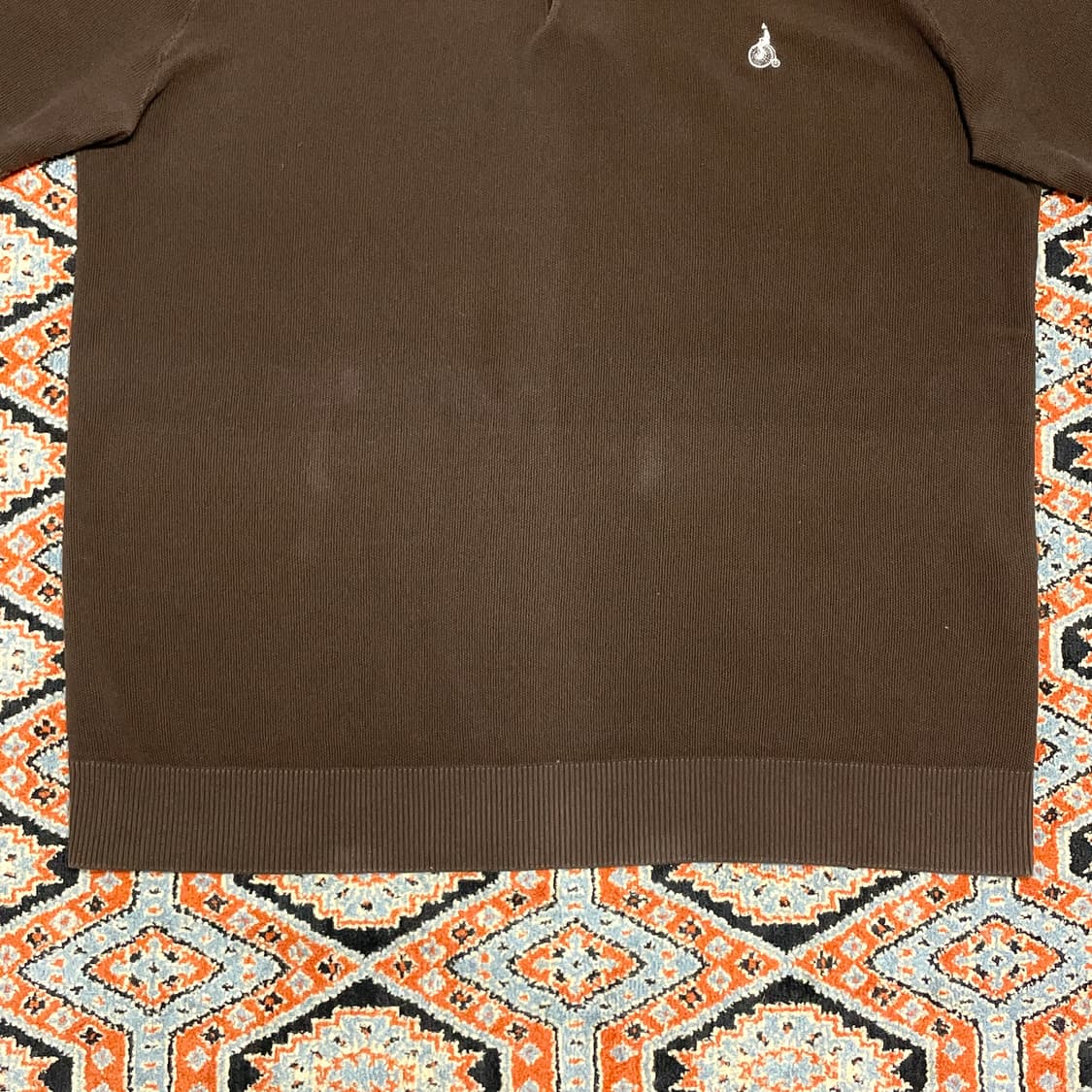 빈폴 이탈리안 브라운 면 니트 반팔카라티 남성L 상품이미지3