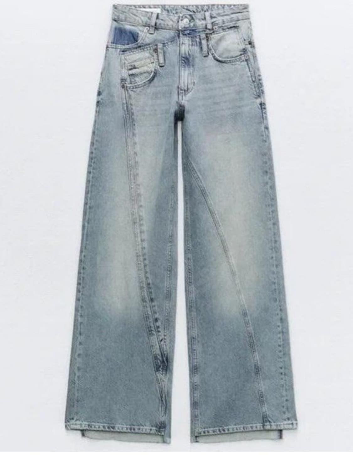 자라 Asymmetric Frayed Jean 상품이미지2