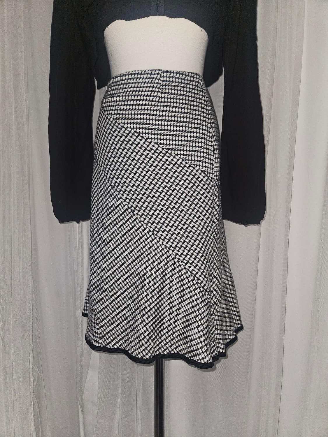 felissimo 빈티지 다이아몬드 패턴 스커트 상품이미지3