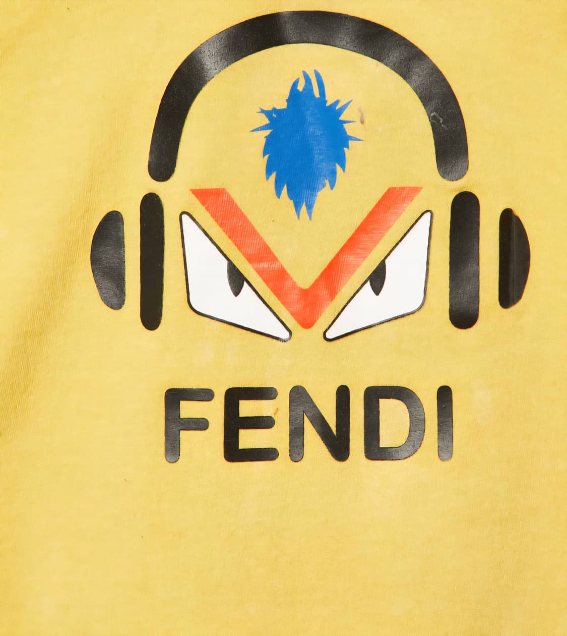 (정품)펜디 옐로우 몬스터 반팔 티셔츠55_66 상품이미지3