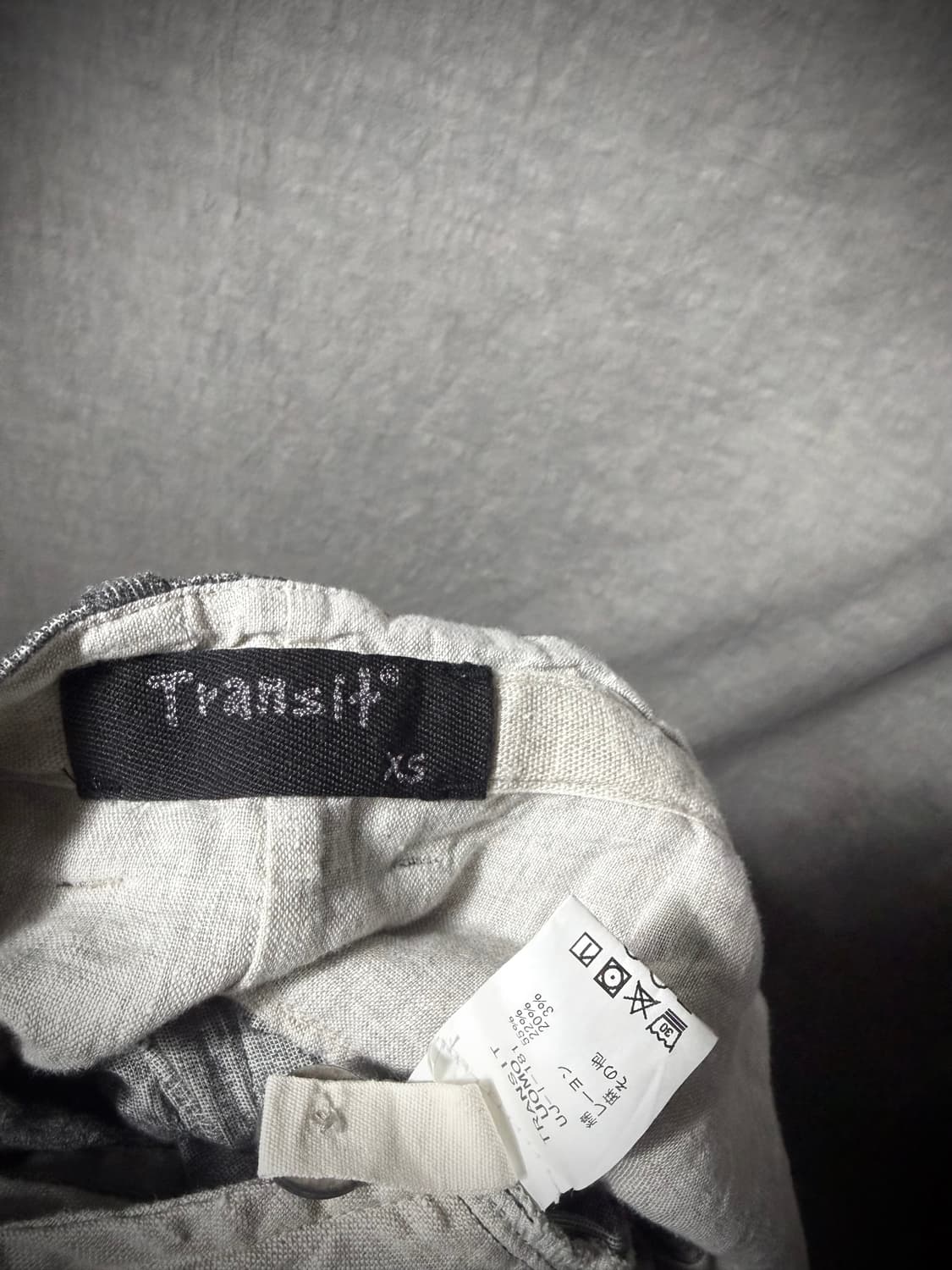 TRANSIT UOMO Asymmetric Wrapped Pants 상품이미지7