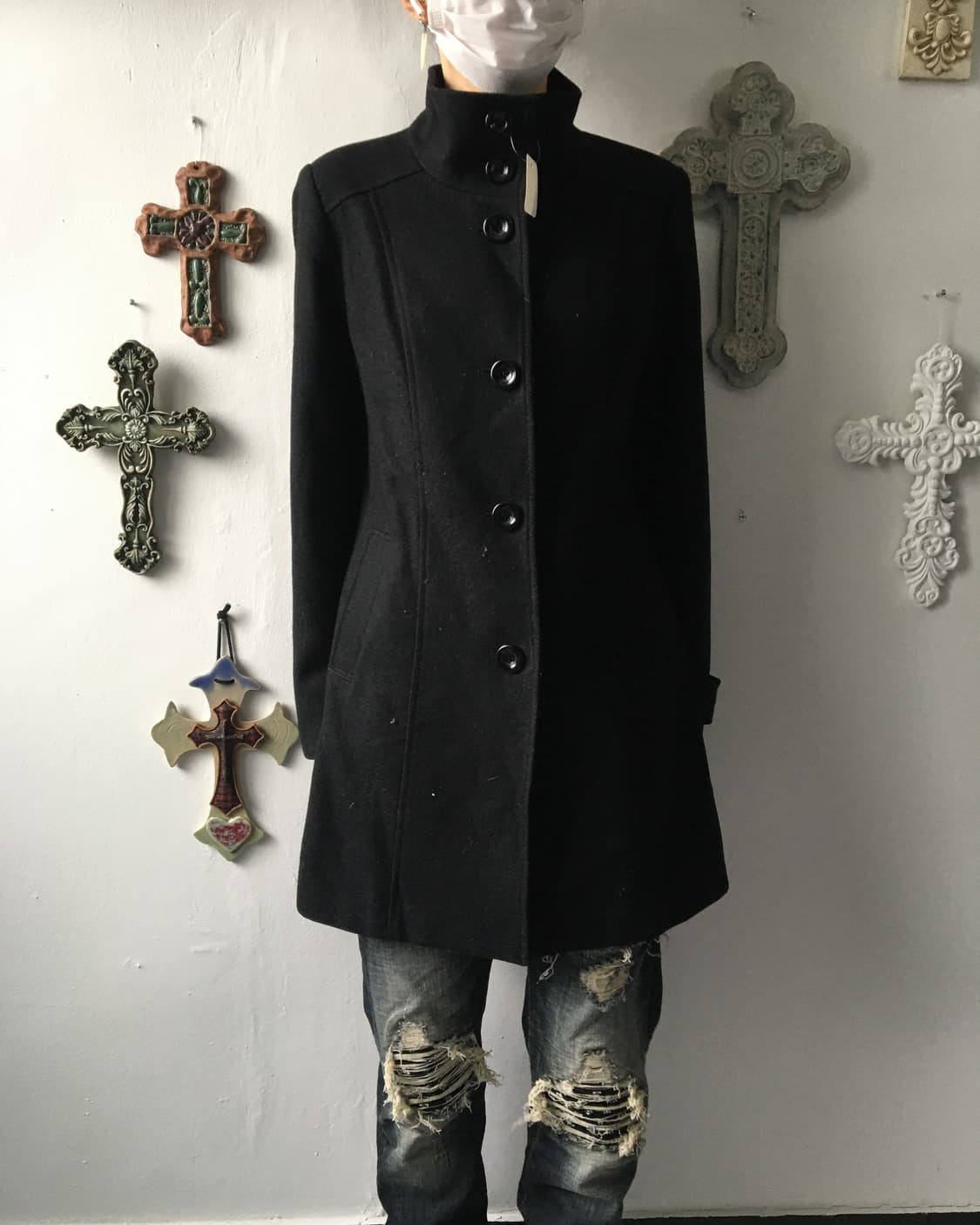 High neck coat 상품이미지1