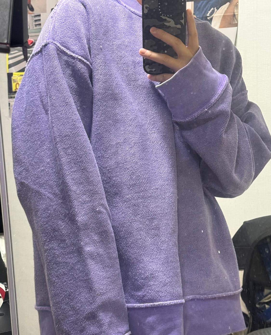 [1]어텐션로우 리버시블 맨투맨  상품이미지1