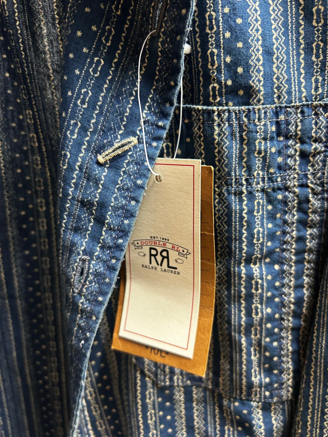 RRL 인디고 워크 셔츠 L 상품이미지4