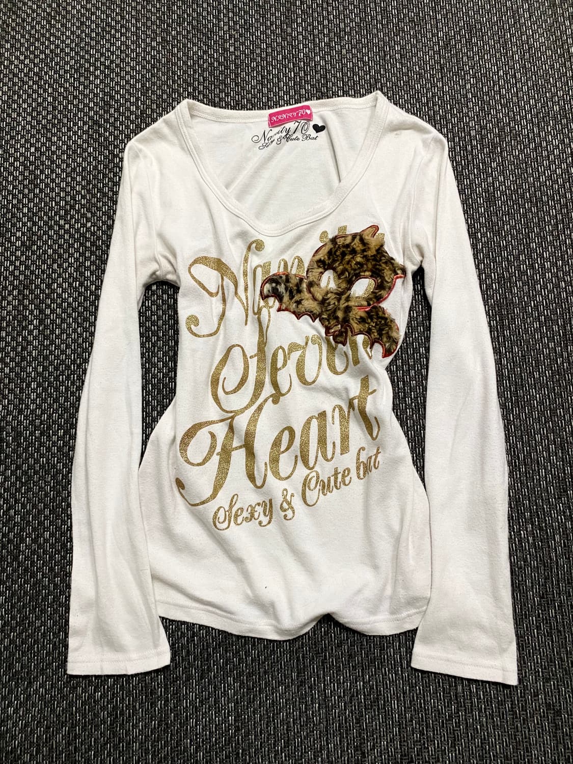 Leopard Skull Print Sleeve 펑크 와투케 상품이미지1