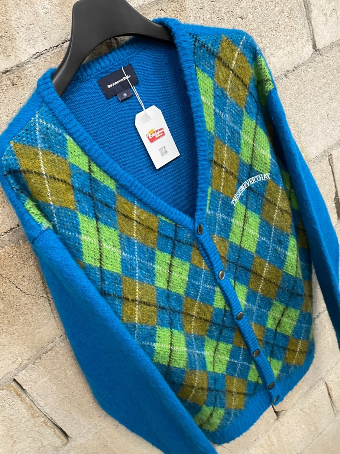 디스이즈네버댓 디네댓 아가일 가디건  상품이미지3