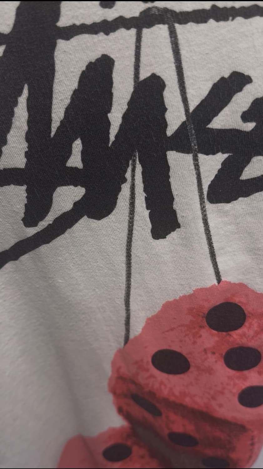 STUSSY 스투시 퍼지 다이스 그래픽 반팔 티셔츠 상품이미지6