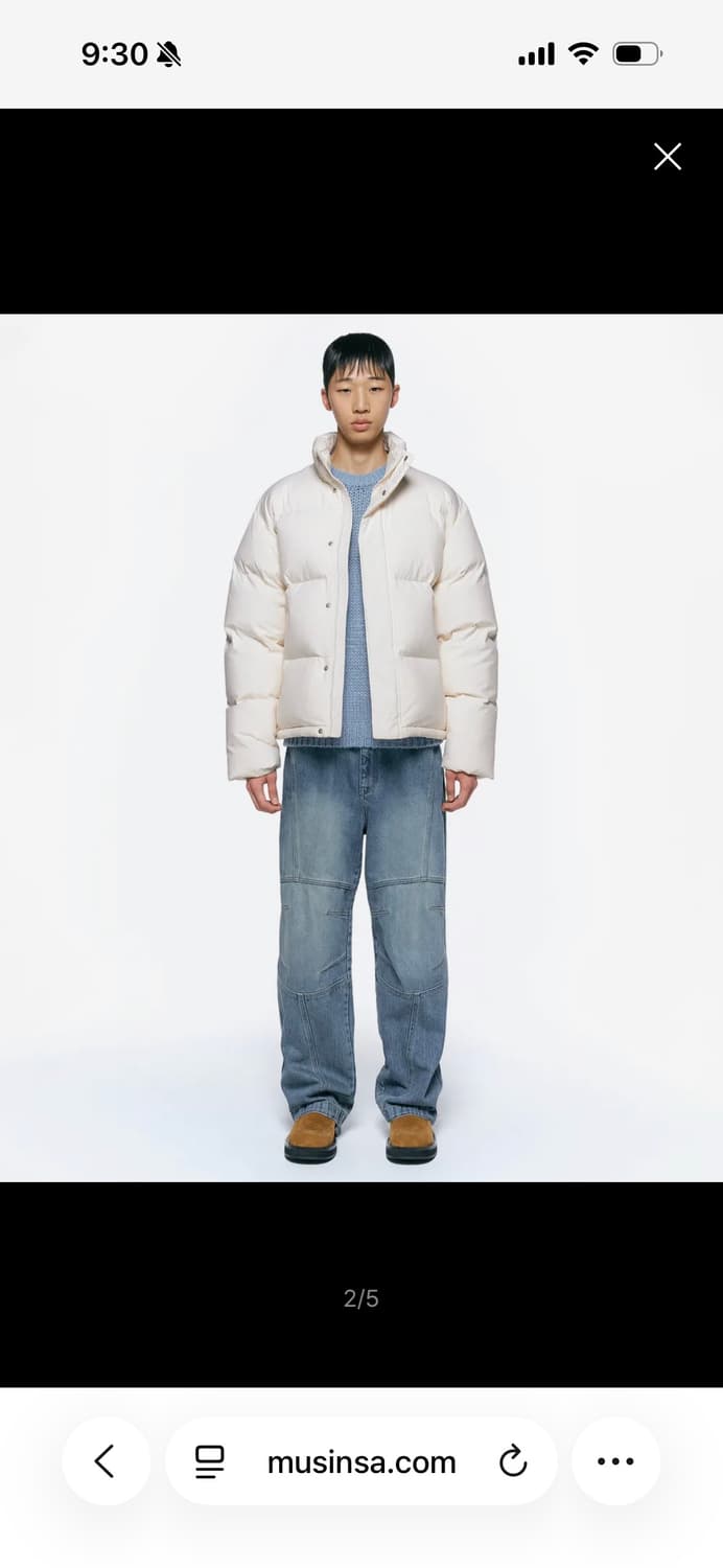 인사일런스 에센셜 다운 자켓 CREAM 상품이미지2