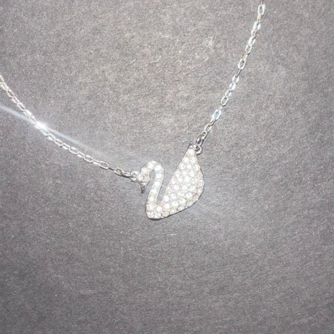 스와로브스키 목걸이 실버(급처) 상품이미지1