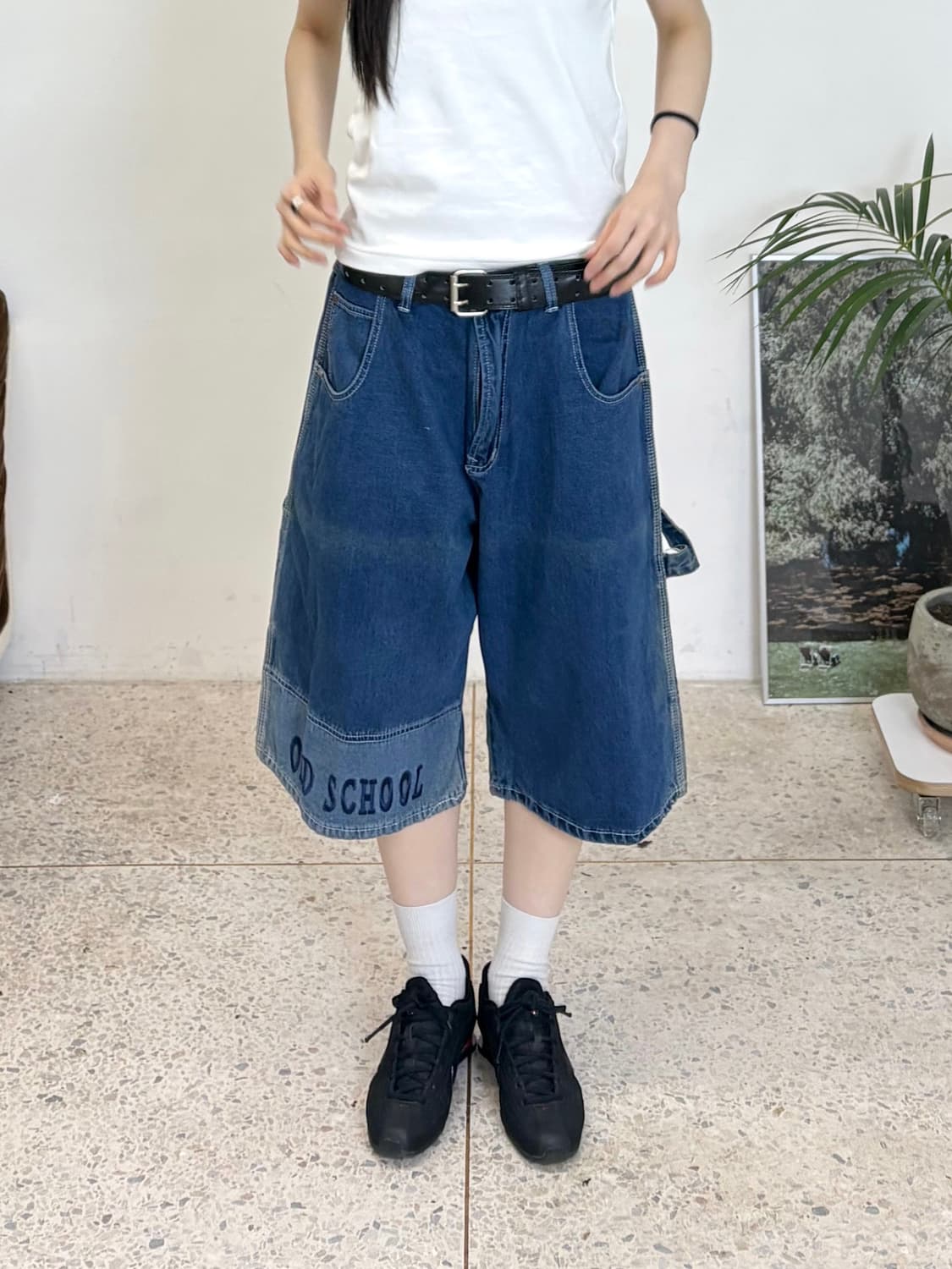 90‘s 데드스탁 힙합 버뮤다 팬츠 상품이미지1