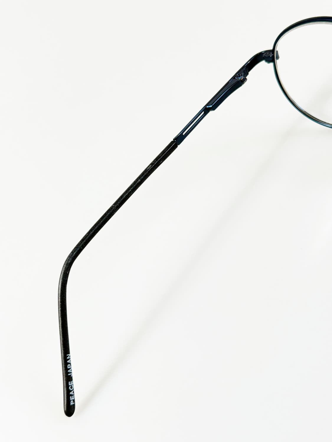 90s PEACE JAPAN 딥네이비 라운드 프레임 빈티지 안경 상품이미지7