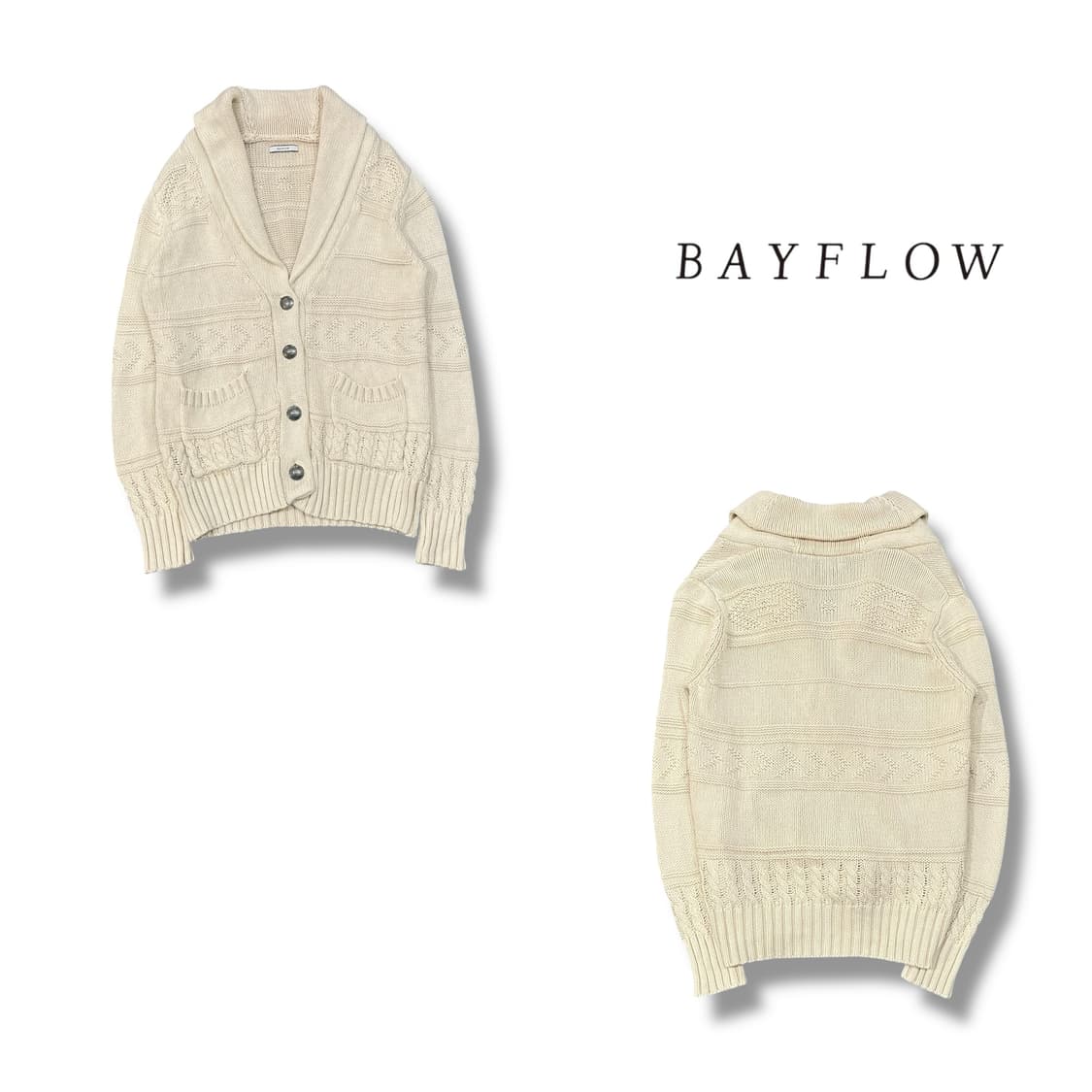  Bayflow 숄카라 가디건 y13632 상품이미지1
