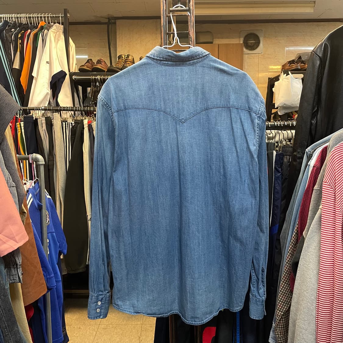 리바이스 웨스턴 데님 셔츠 xl 상품이미지6