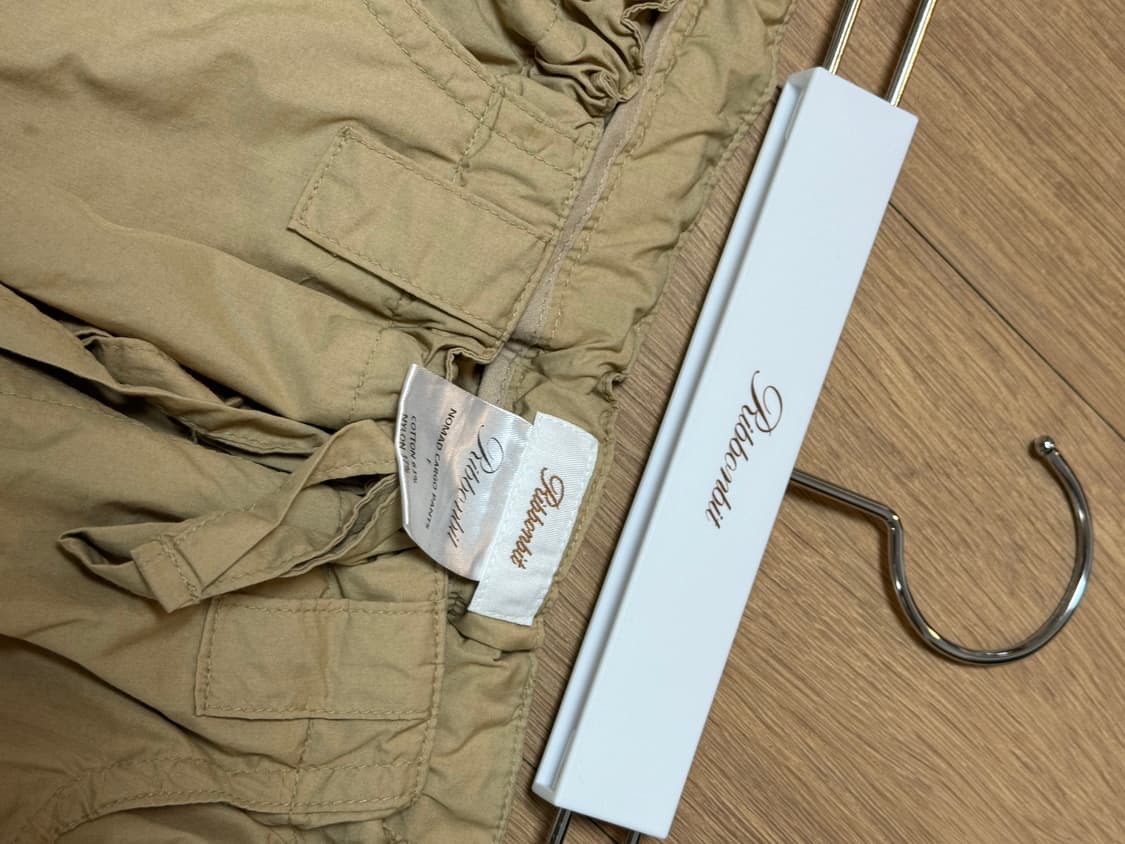 리본빛 Nomad Cargo Pants - Beige 상품이미지2