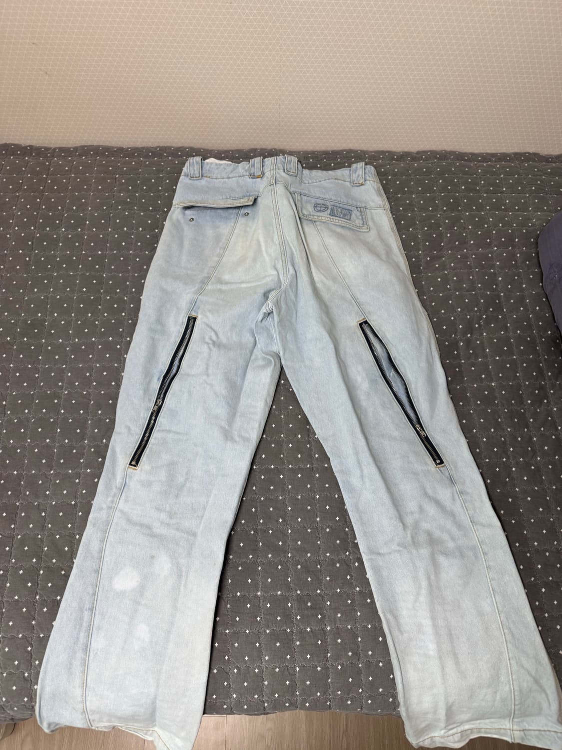 플라스틱 프로덕트 웨이브 지퍼팬츠 M 상품이미지2