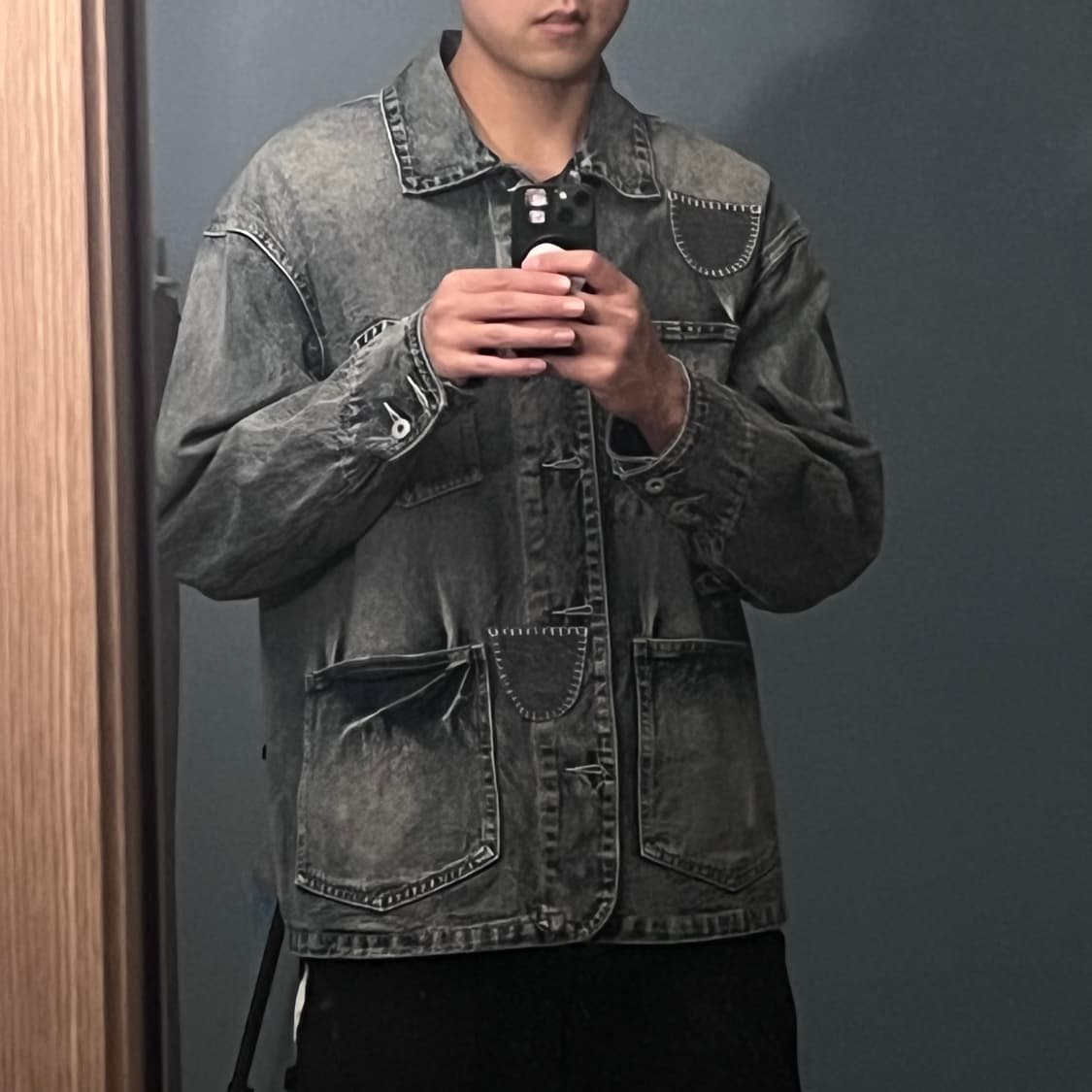 BIRTHDAY 패치워크 데님 자켓 XL (105) 상품이미지1