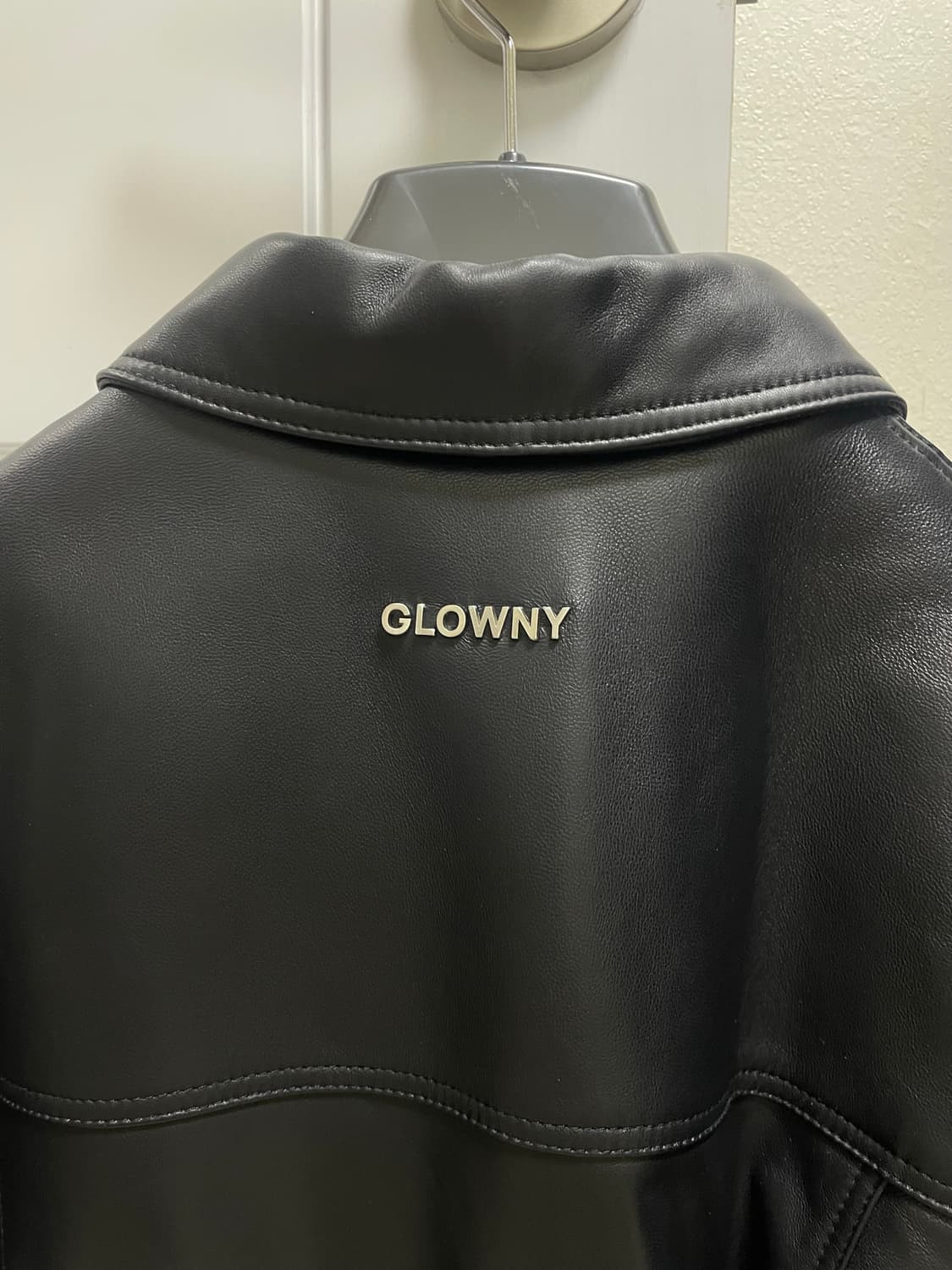 글로니 G LEATHER JACKET (BLACK) /양가죽, s 사이즈 상품이미지7