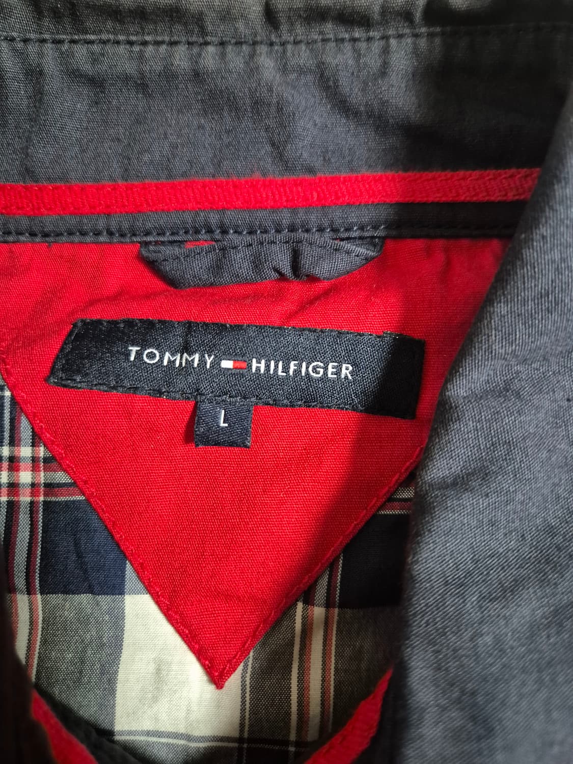 타미힐피거 코튼 스탠넥 블루종 자켓 L 상품이미지4