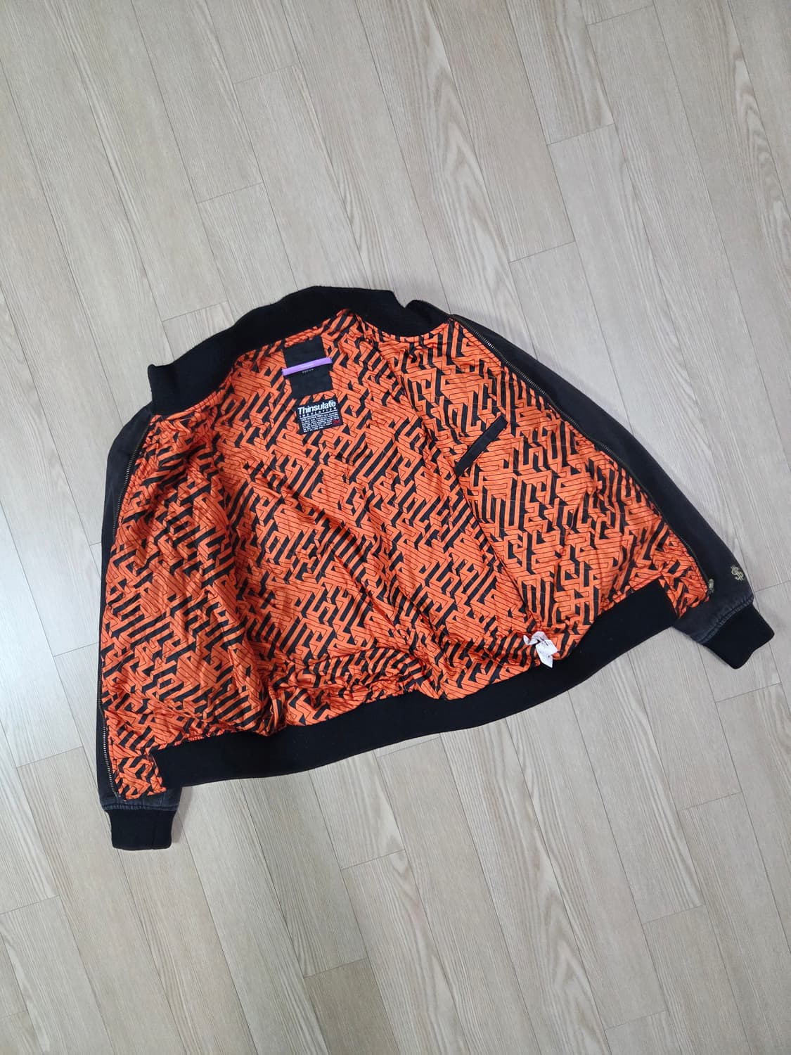 스웨거 원워싱 하이넥 봄버 재킷 상품이미지7