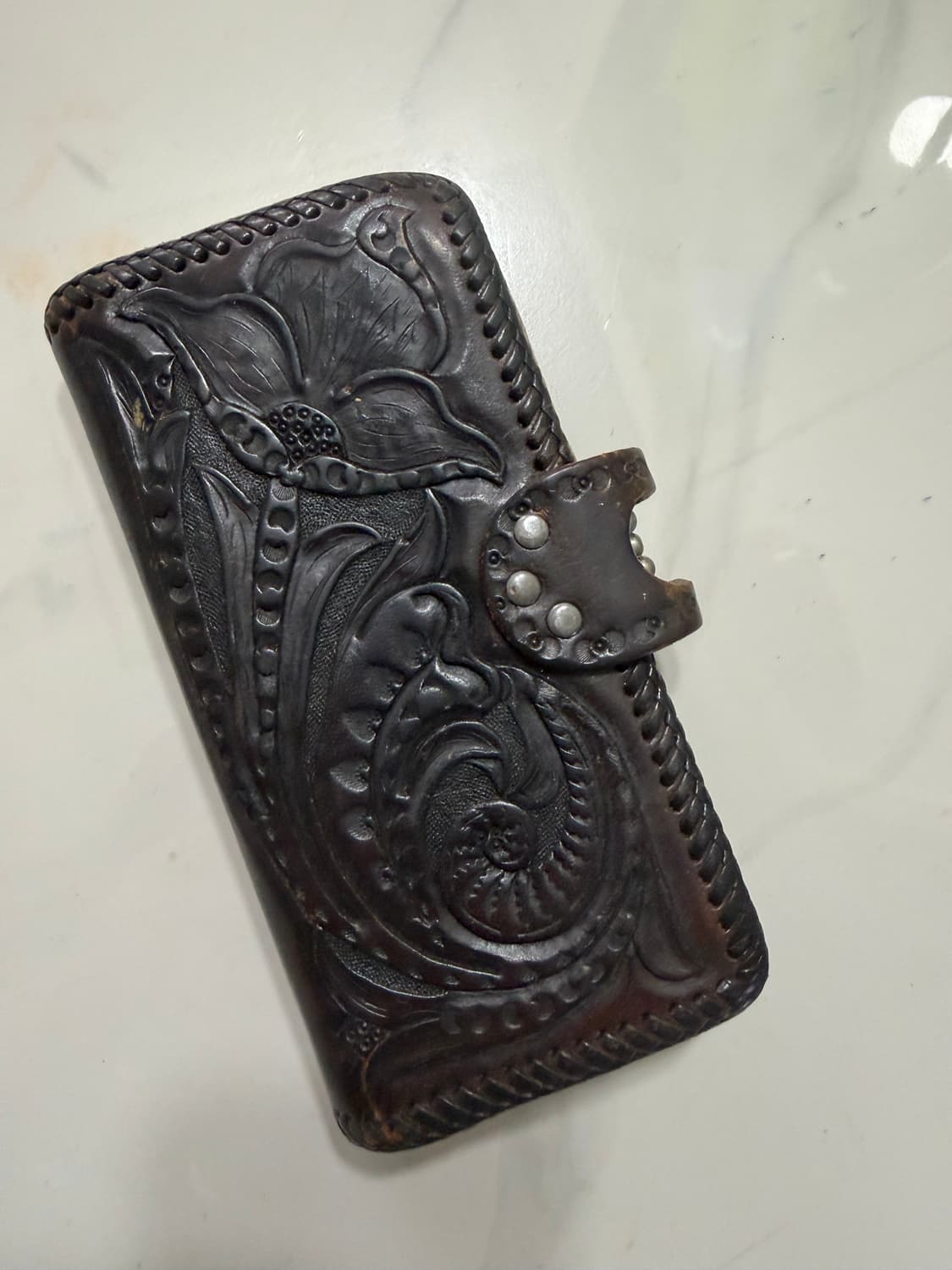 빈티지 가죽 지갑 상품이미지2