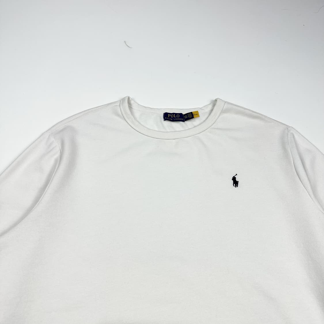 폴로 랄프로렌 클래식 사이드라인 맨투맨 화이트 2XL 상품이미지2