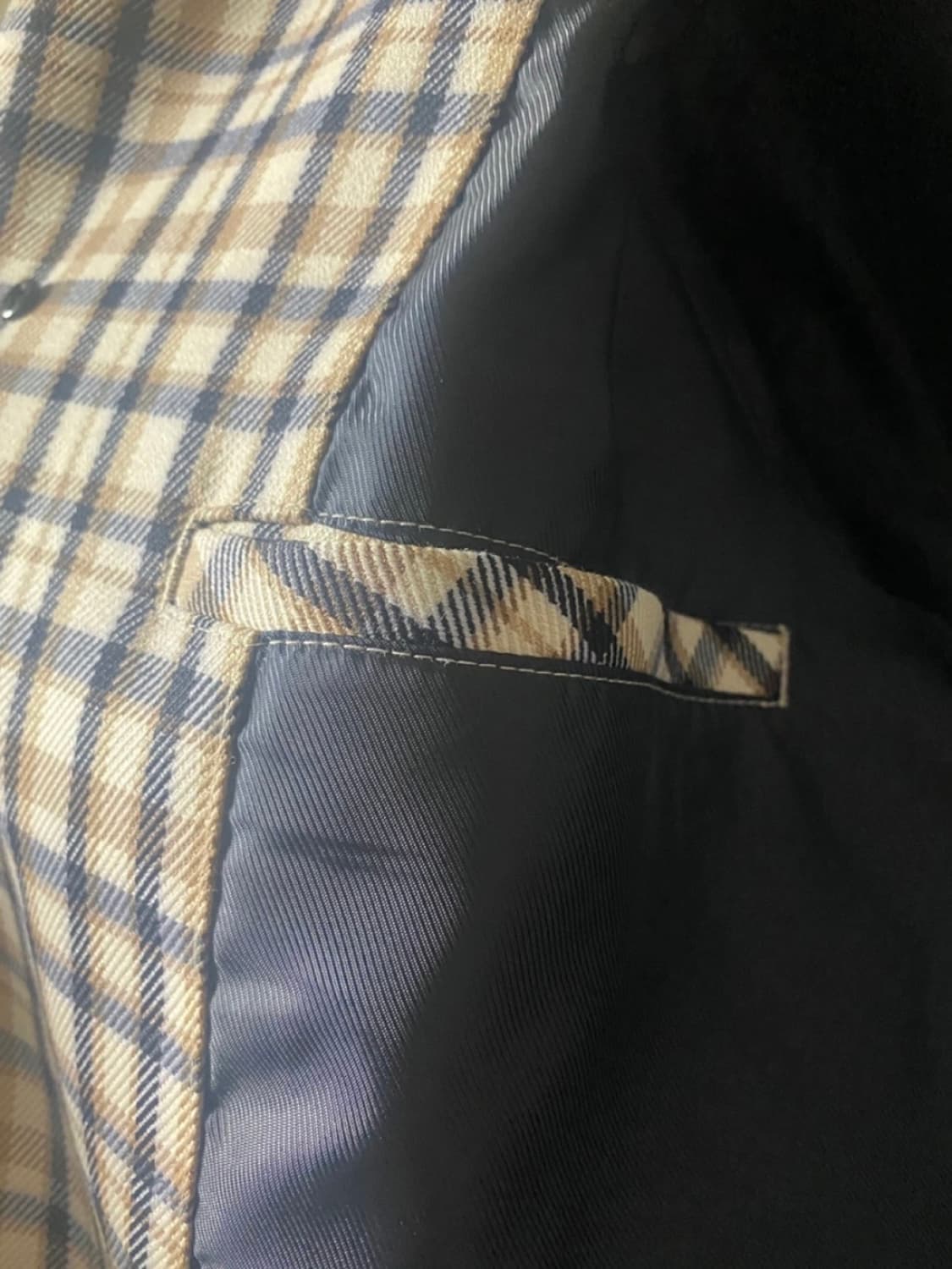 커스텀멜로우 최우식 체크 코트 상품이미지8