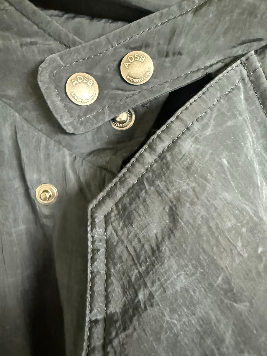 앤더슨벨 레이스업 패디드 점퍼 xl 상품이미지5