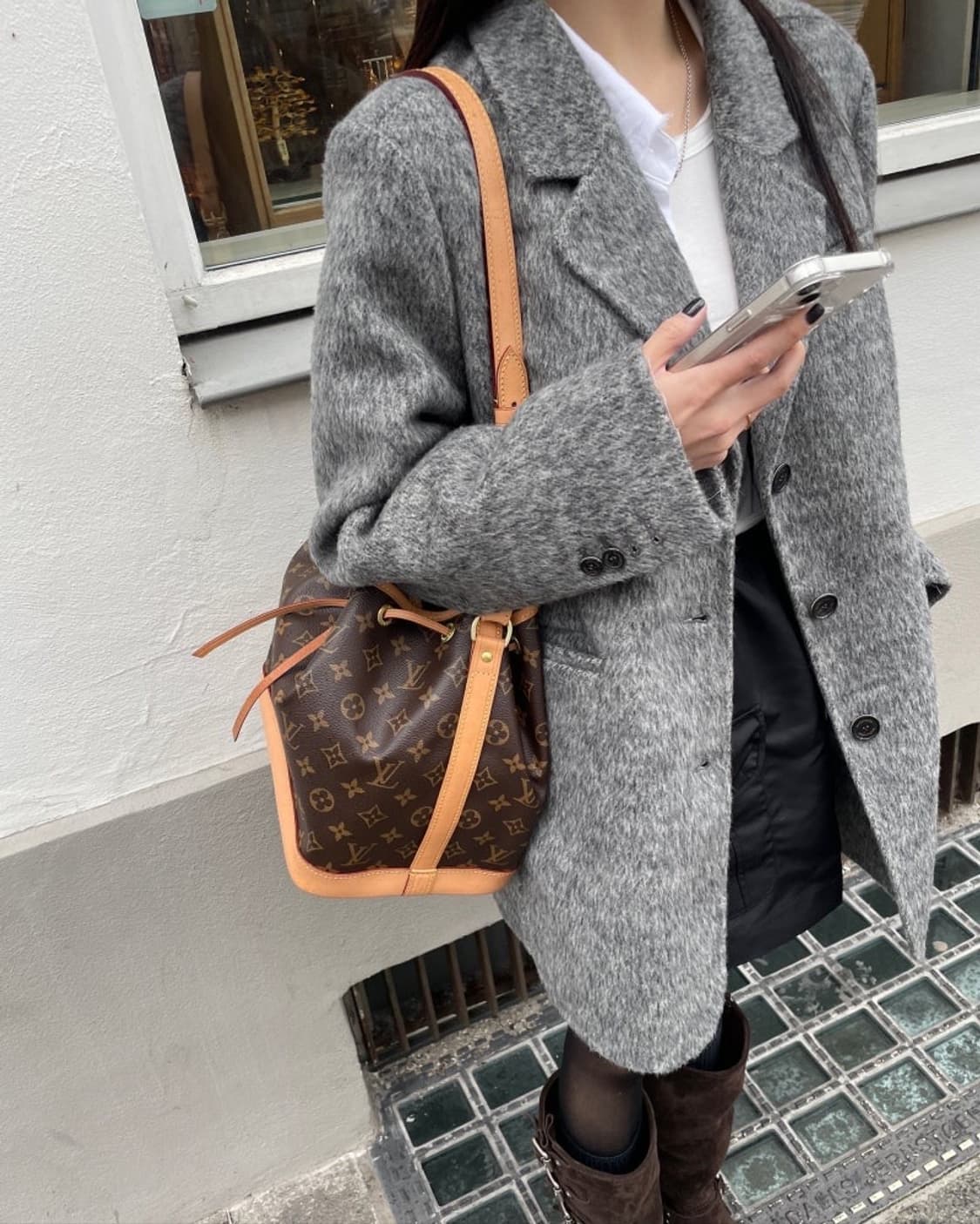 헤더먼트 실크 하프코트 상품이미지2