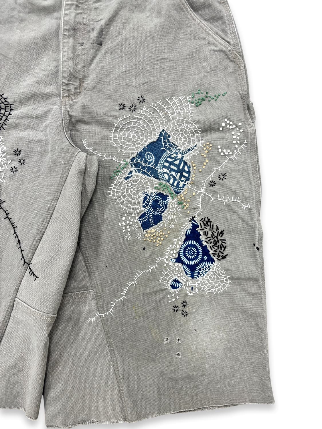 Carhartt Boro Sashiko Distressed Shorts 상품이미지4