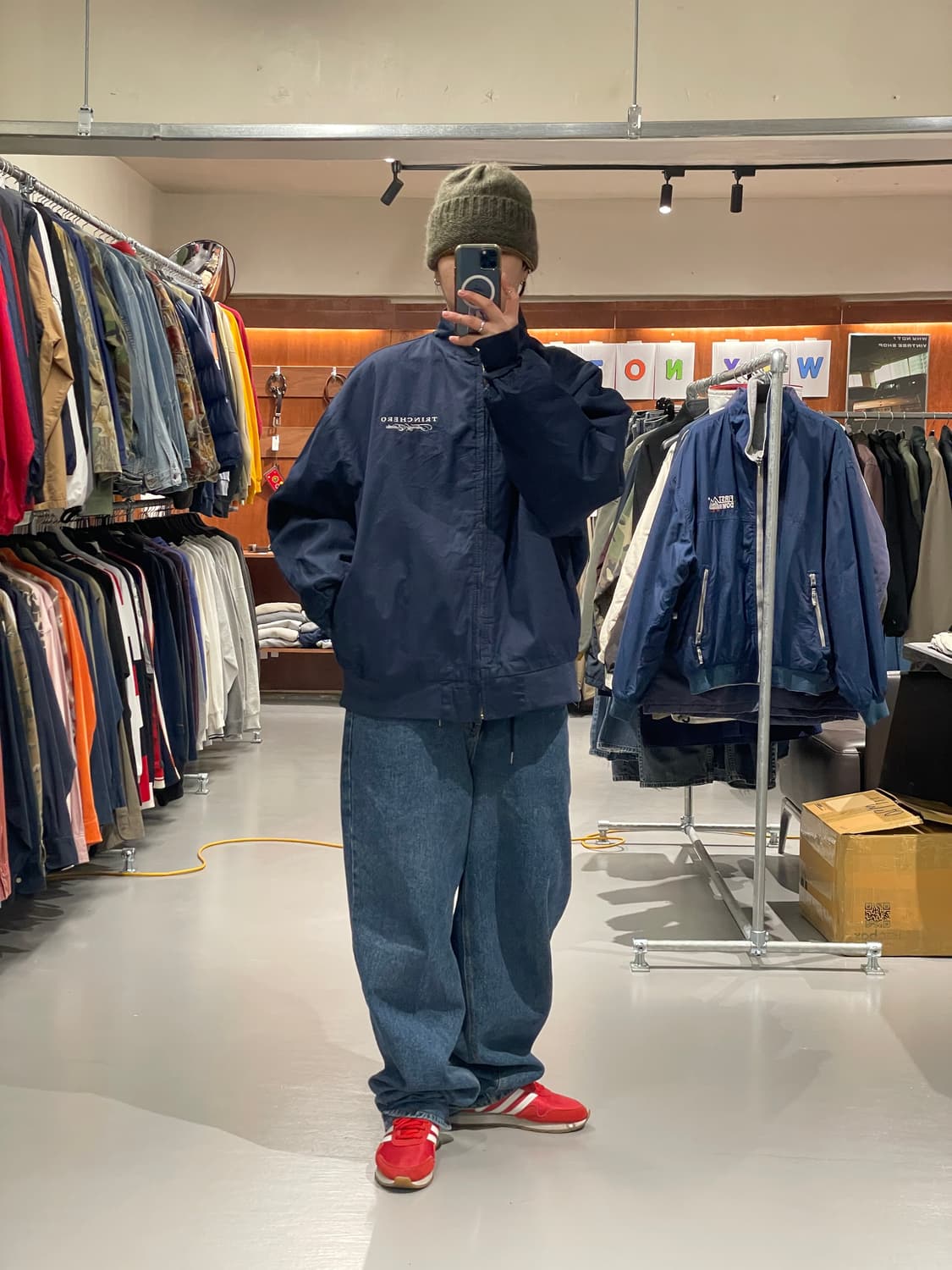 빈티지 빅사이즈 리얼 워크 자켓   상품이미지3