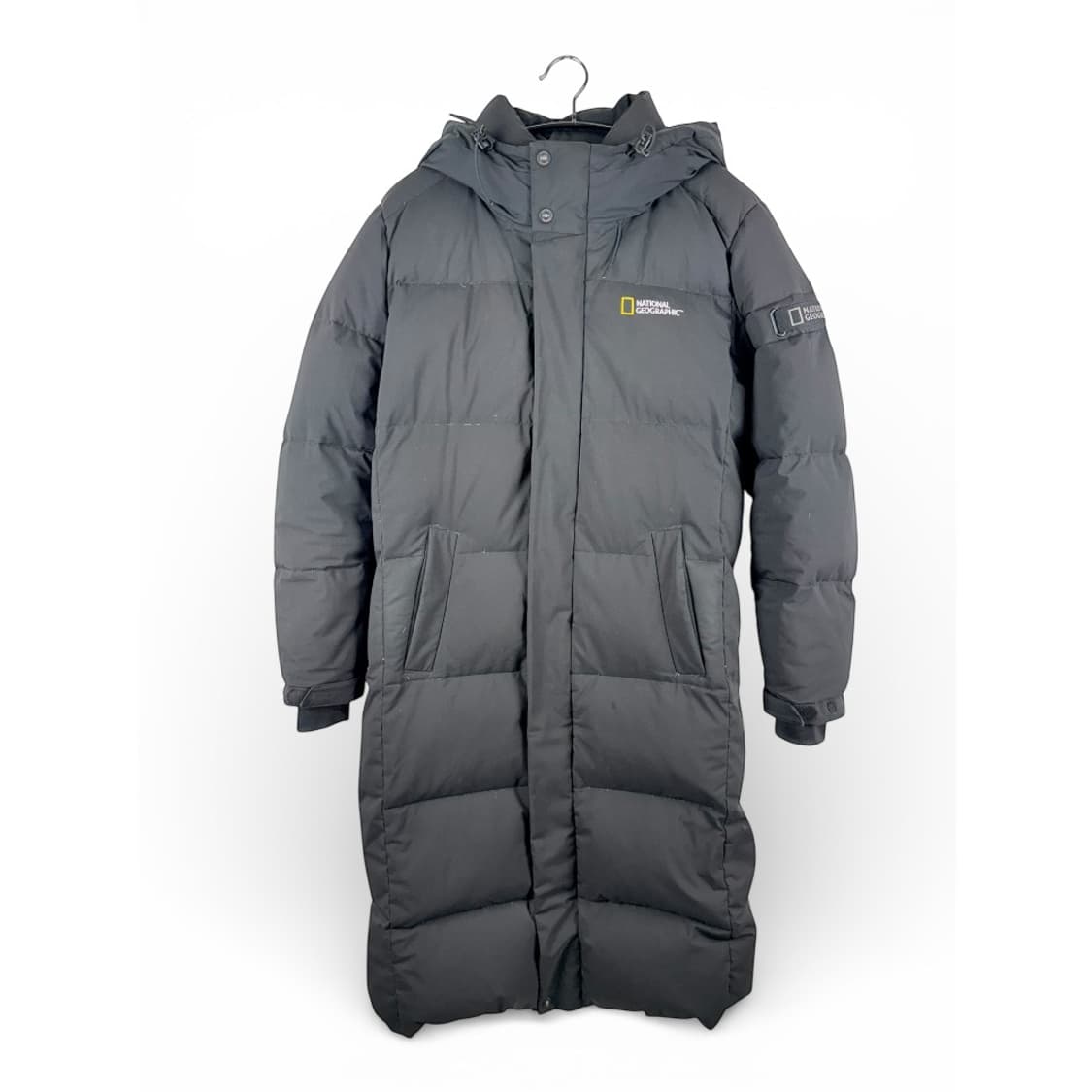 (90) 내셔널지오그래픽 덕다운 롱패딩 블랙 상품이미지1