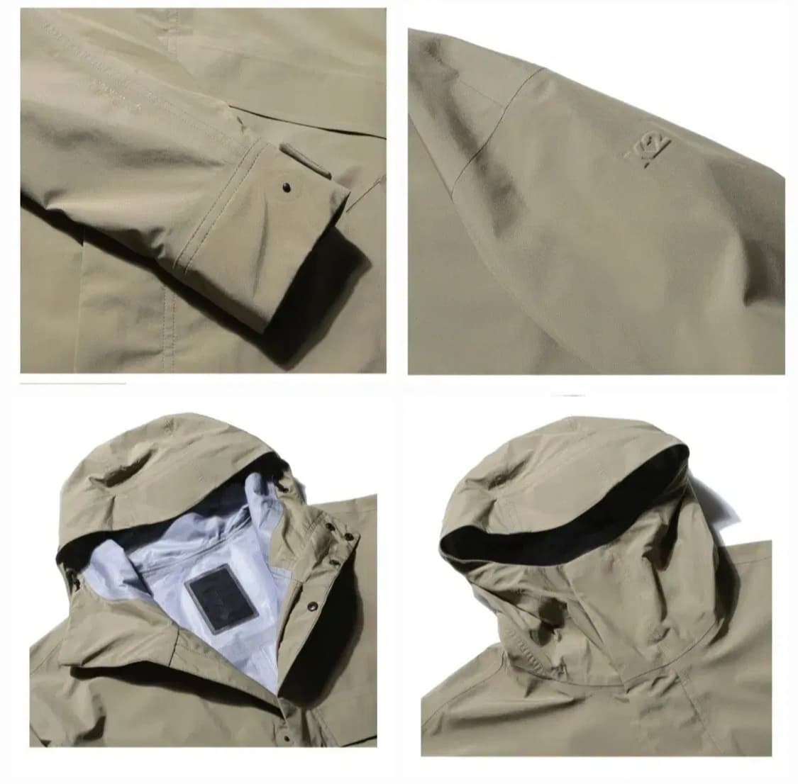 (새제품)K2여성 세미오버핏 코트형자켓 고어텍스(블랙,베이지90,95) 상품이미지2