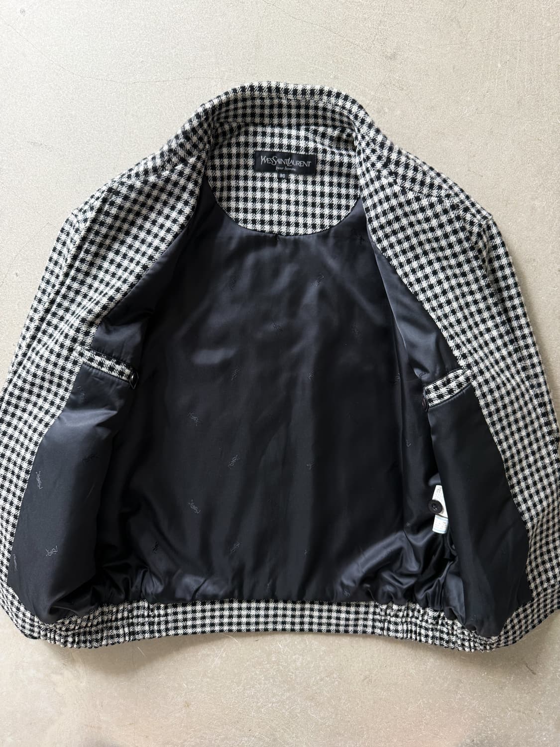 Yves Saint Laurent Check Wool Jacket 상품이미지7