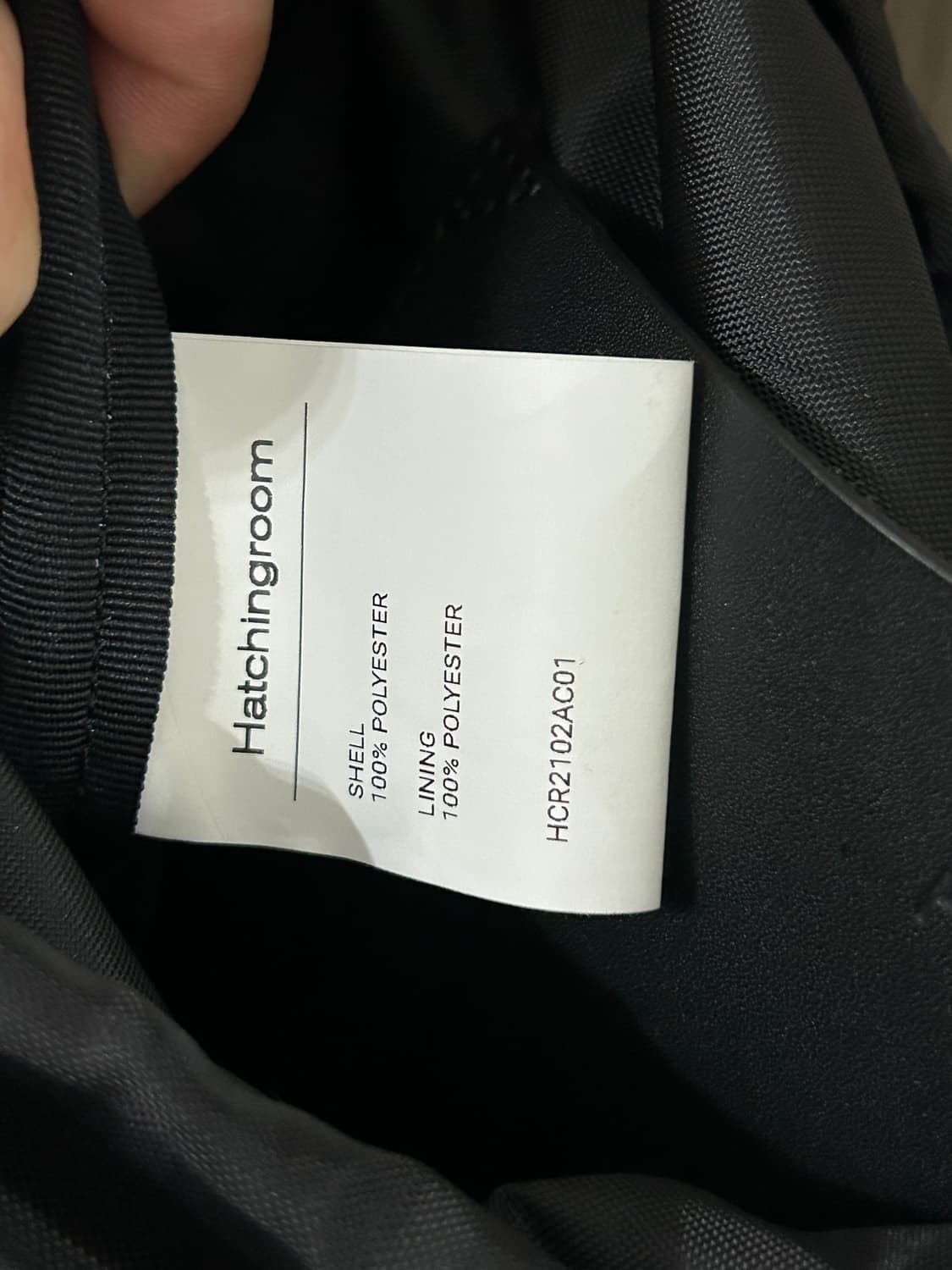 해칭룸 웨이비 백 벨벳 네이비 상품이미지8