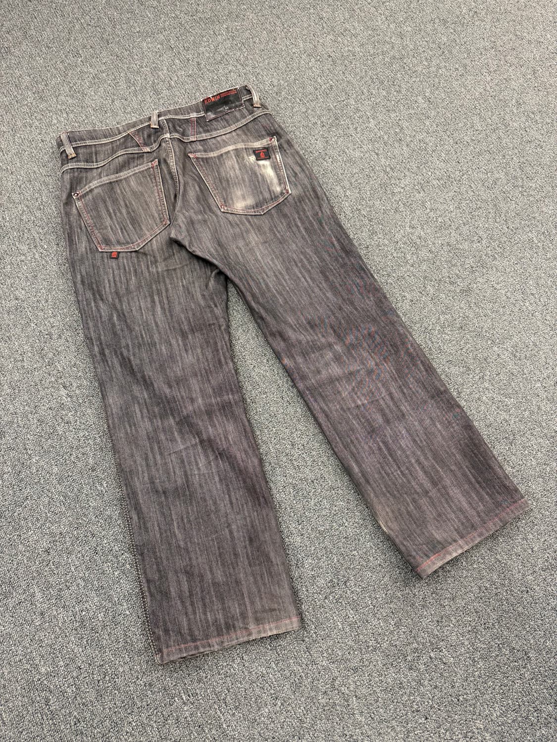 M)에드윈 빈티지 그레이 워싱 데님팬츠 상품이미지2