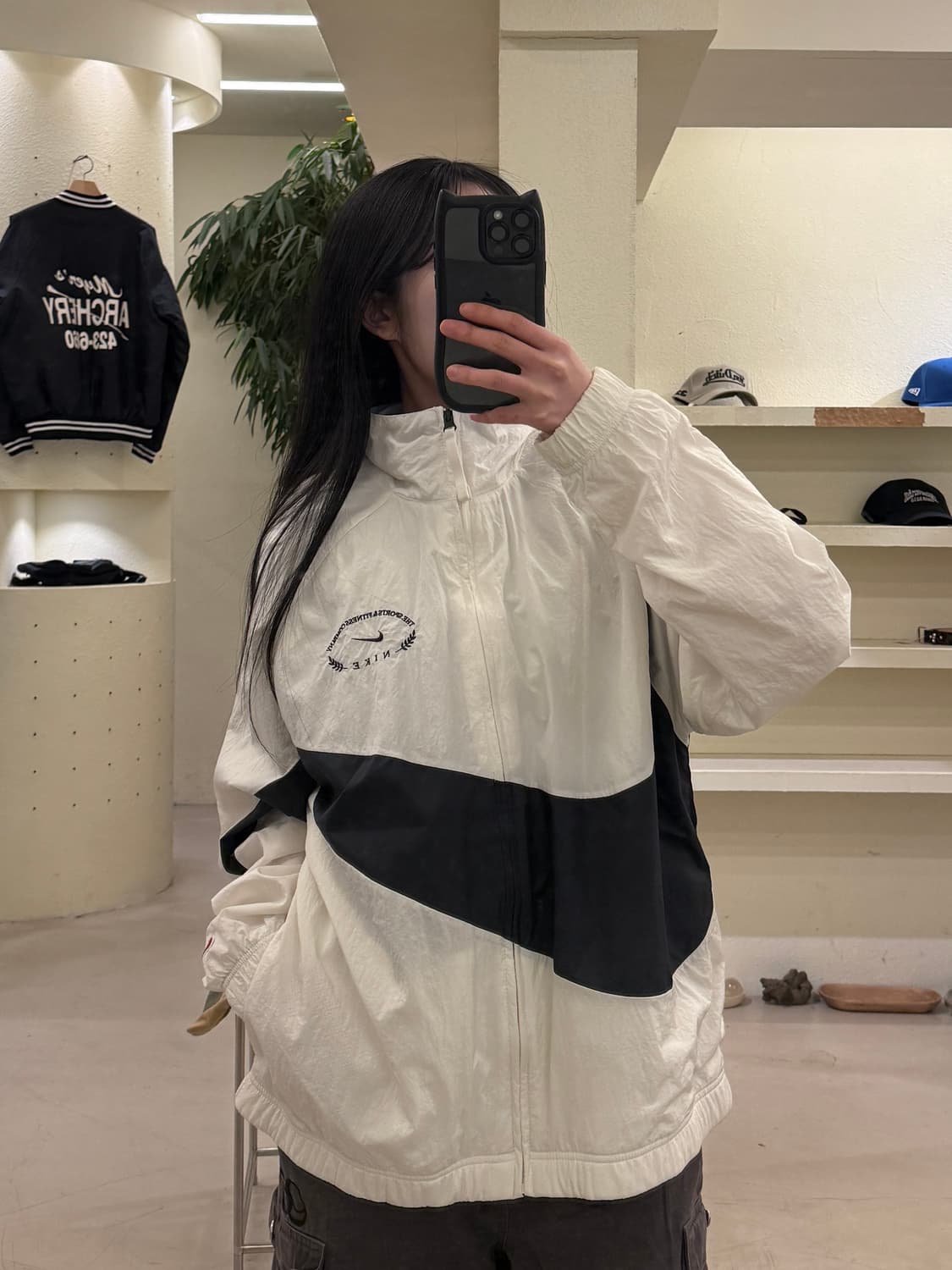 나이키 빅스우시 투톤 나일론 바람막이 U147 상품이미지1