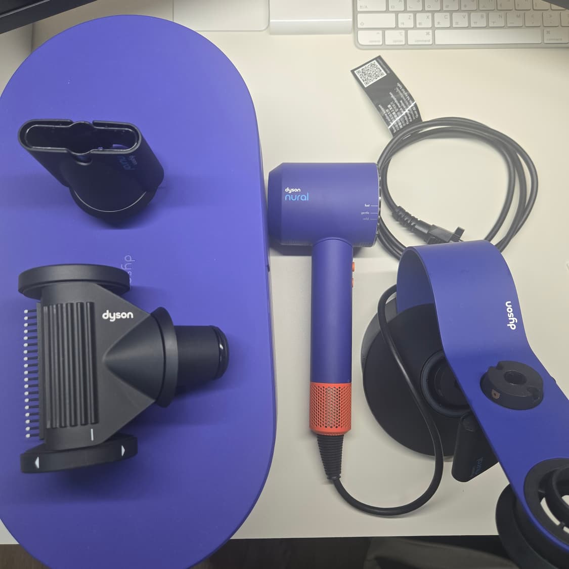 다이슨 슈퍼소닉 뉴럴 빈카블루/토파즈+스탠드 상품이미지1