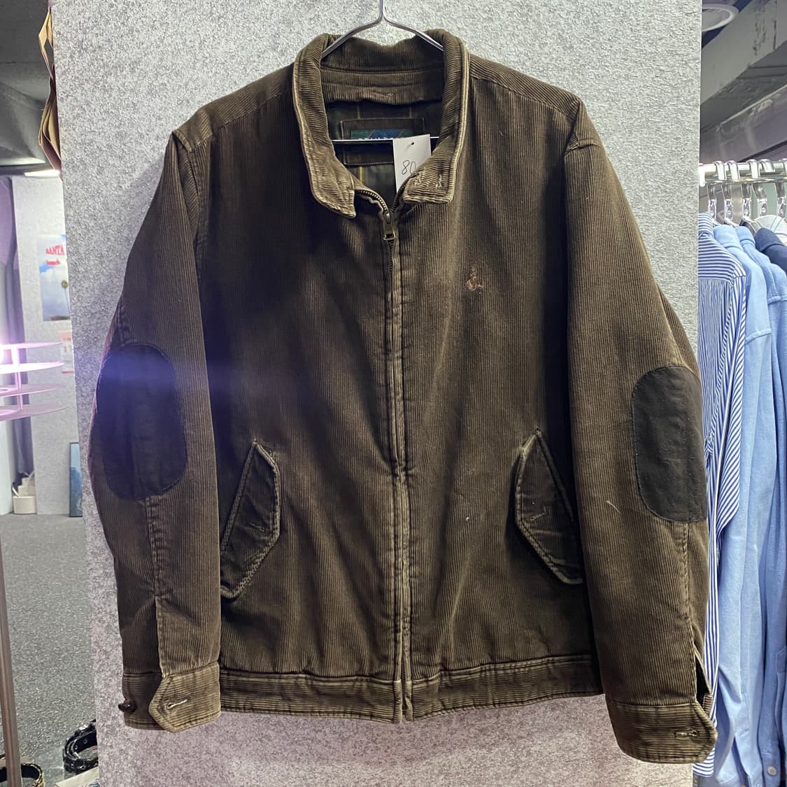 빈폴 코로듀이 바라쿠다 브라운 블루종 자켓 B3910 상품이미지2