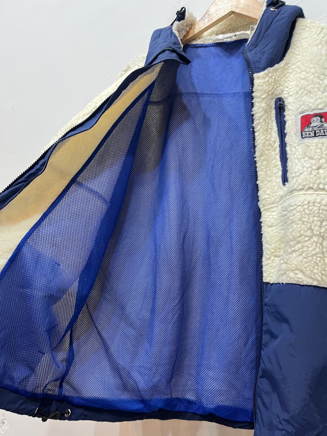 벤 데이비스 재팬 후드 보아 플리스 자켓 L 상품이미지7