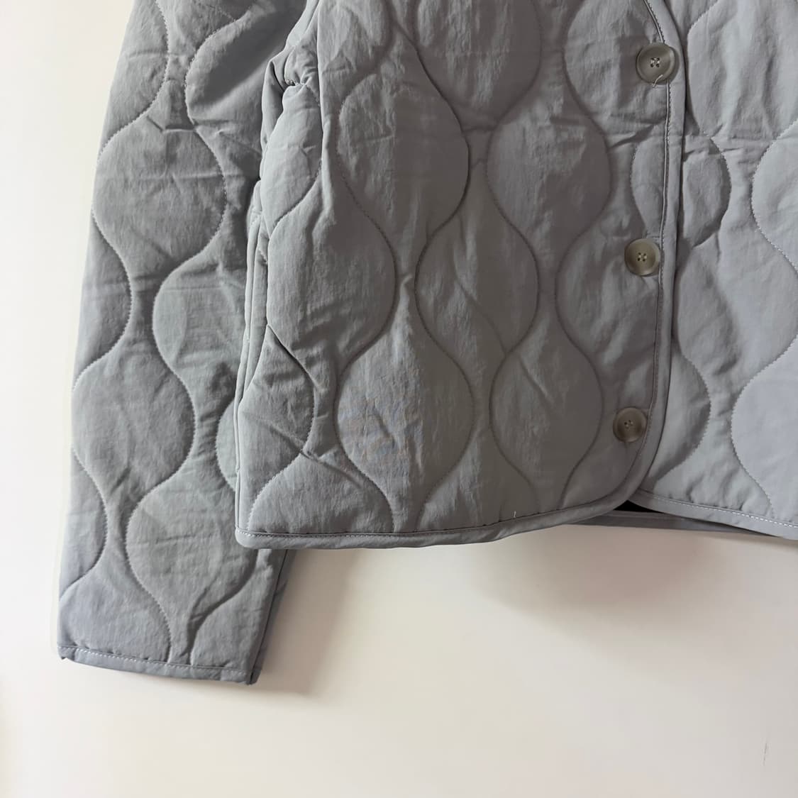 새상품 여자 퍼프소매 누빔 패딩 상품이미지2