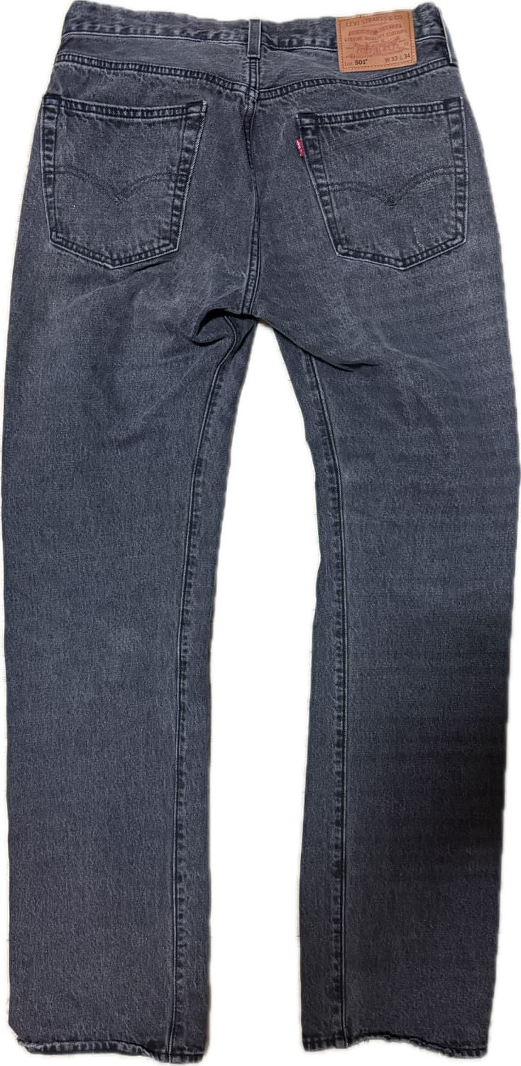 리바이스 501 셀비지 흑청 상품이미지2