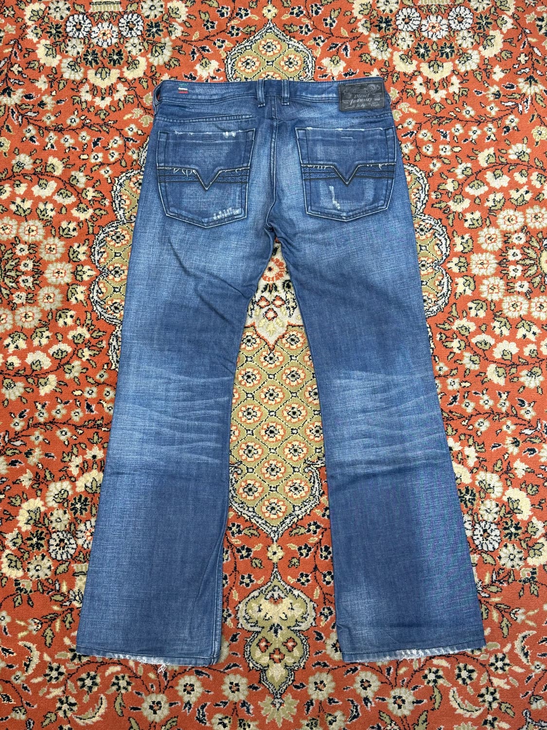 디젤 자탄 0073H 부츠컷 플레어진 데님팬츠 30x32 상품이미지2