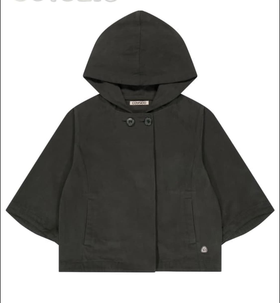COYSEIO 코이세이오 후디드 카프리 자켓 차콜 상품이미지1
