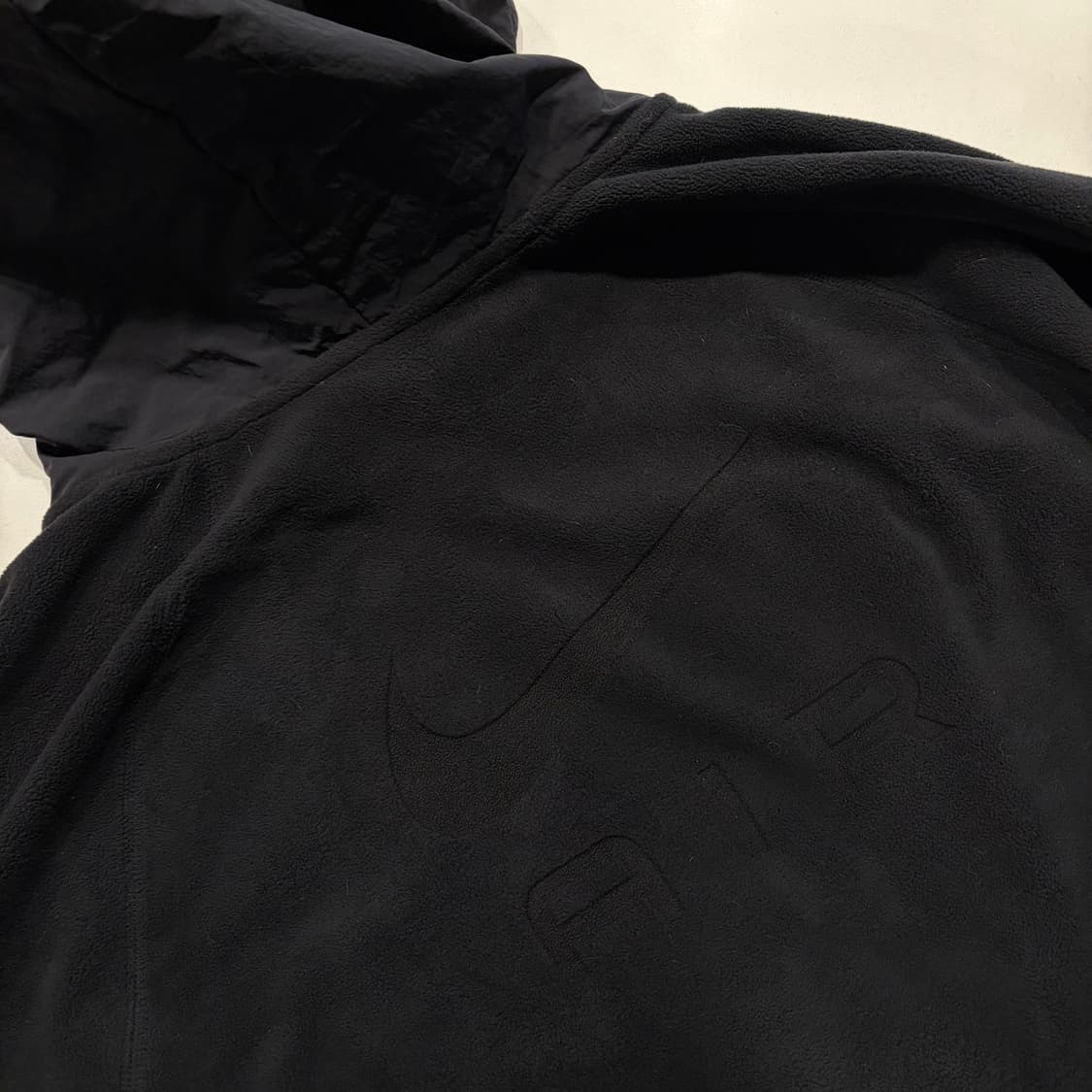 [2XL] 나이키 AIR 윈터라이즈드 블랙 플리스 후드 아노락 C531 상품이미지10