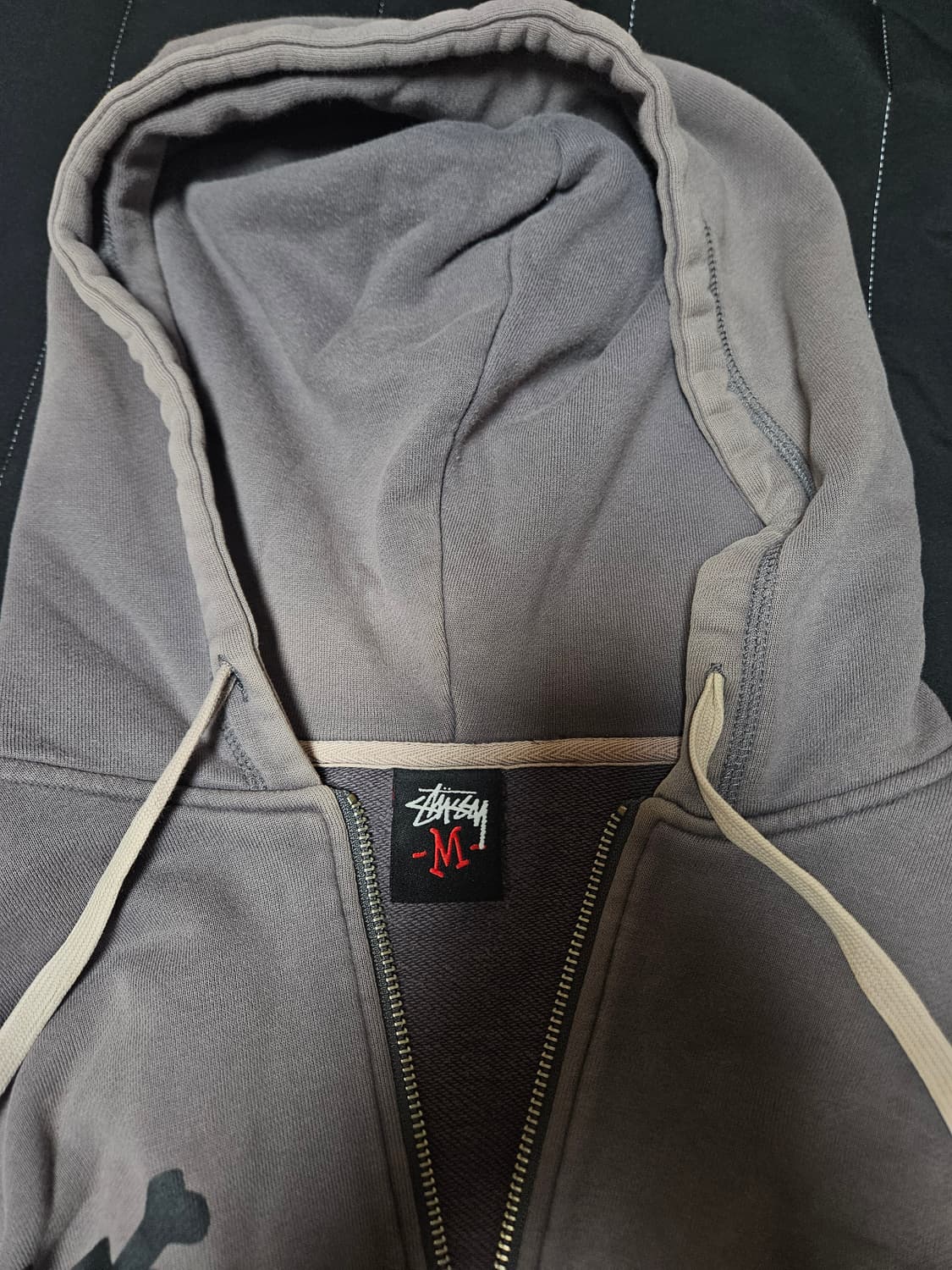 스투시 스컬 후드집업 해골 펑크 집업 후디 빈티지 상품이미지4