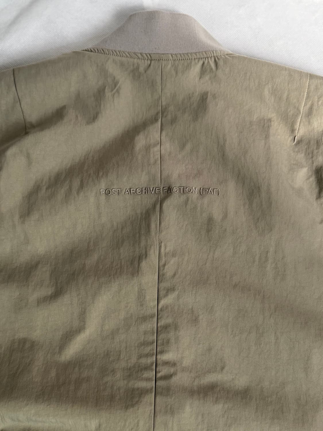 [M 새상품] 포스트아카이브팩션 paf 6.0 봄버 right 웜그레이 상품이미지4