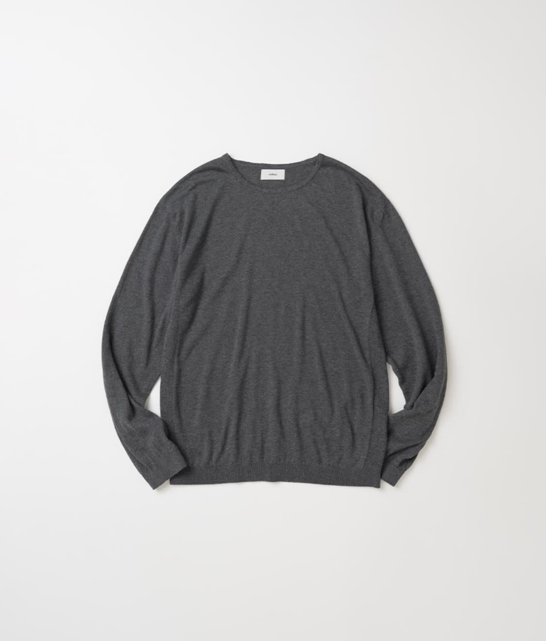 125 Silky Round Neck Knit - Mare Gray(L) 상품이미지1
